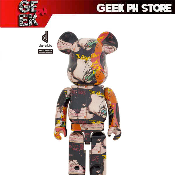 Medicom BE@RBRICK Andy Warhol × The Rolling Stones Love You Live 100% &  400% sold by Geek PH Store