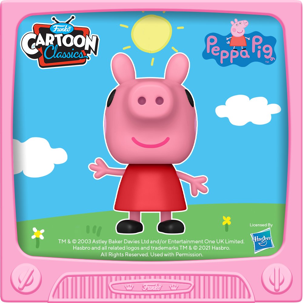 Funko POP - 1085 POP Animation: Peppa Pig - Peppa Pig - Vinyl Figurine
