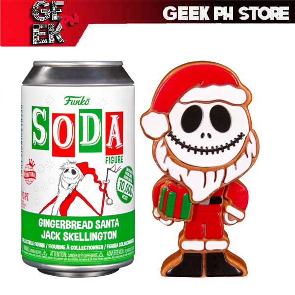 Funko Vinyl Soda The Nightmare Before Christmas - Gingerbread Santa Jack  Skellington w/CH(IE) CASE OF 6 sold by Geek PH Store