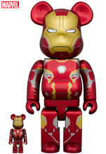 Load image into Gallery viewer, Medicom Toy BE@RBRICK IRON MAN MARK 45 100％ &amp; 400％ sold by Geek PH