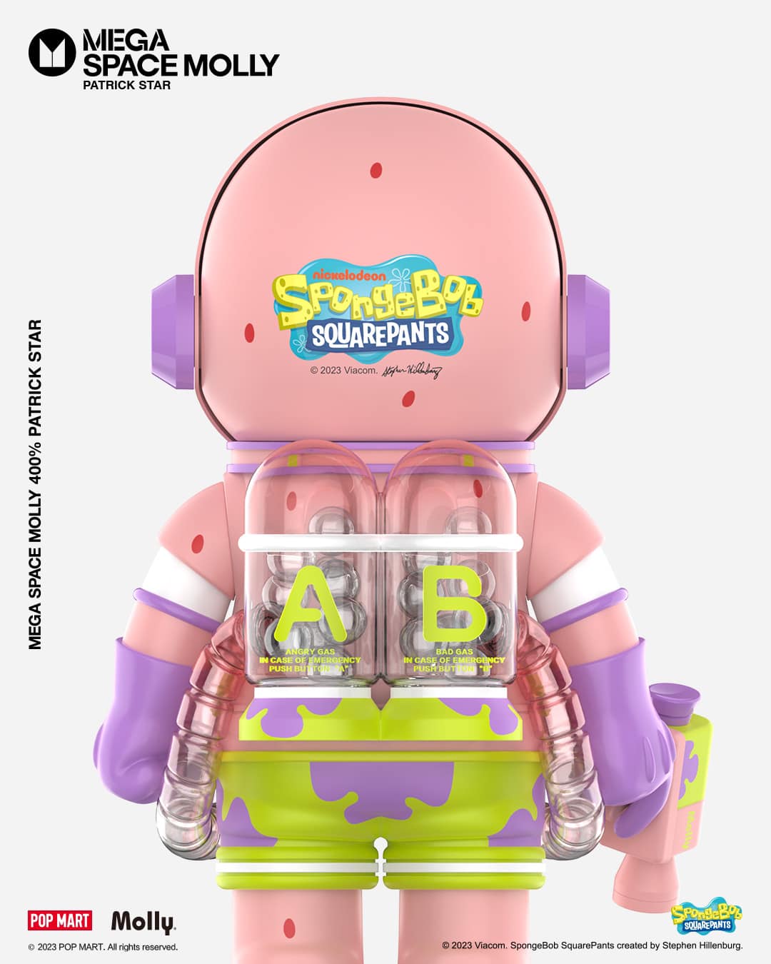 SPACE MOLLY × SPONGBOB 400% 箱潰れ//POPMART | hartwellspremium.com