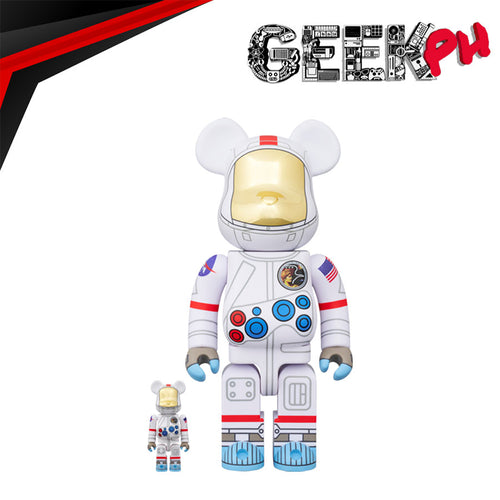 Medicom Toy BE@RBRICK APOLLO17 ASTRONAUT 100% & 400% sold by Geek PH