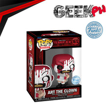 Load image into Gallery viewer, Funko POP MOVIES: Terrifer - Art the Clown with Nespaper Special Edition Exclusive sold by Geek PH