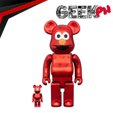 Medicom BE@RBRICK ELMO CHROME Ver. 100% & 400  sold by Geek PH