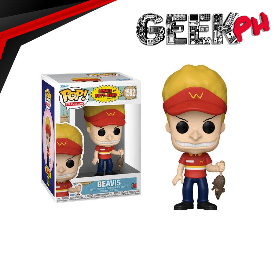 Funko Pop! TV: Beavis & Butt-Head - Beavis (Burger World Uniform) sold by Geek PH