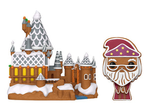 Funko Pop! Town: Harry Potter Holiday - Gingerbread Albus Dumbledore and Hogwarts sold by Geek PH