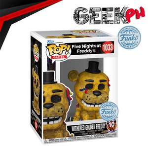 Funko POP Games: Five Nights at Freddy - Withered Golden Freddy Special Edition Exclusive sold by Geek PH