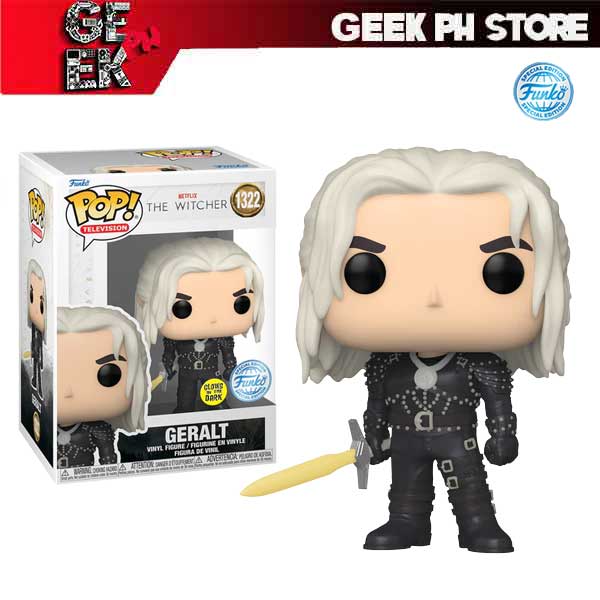 Funko POP Television : Witcher S2 - Geralt with Sword Glow in the Dark Special Edition Exclusive sold by Geek PH