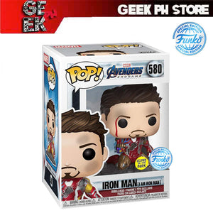 Funko POP Marvel: Avengers Endgame - I Am Iron Man (Metallic Glow in the Dark ) Special Edition Exclusive sold by Geek PH