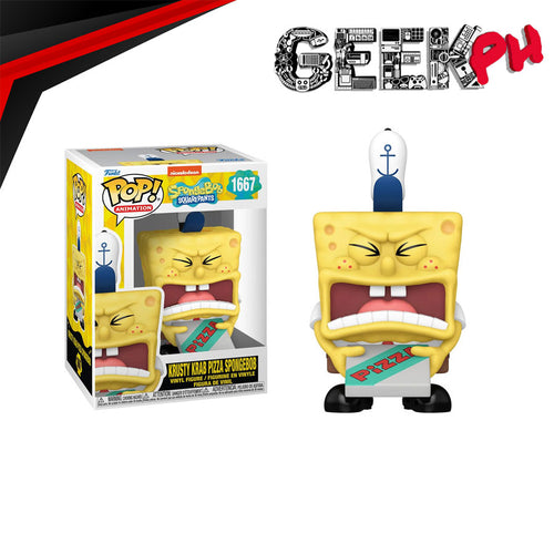 Funko Pop! TV: SpongeBob SquarePants 25th Anniversary - Krusty Krab Pizza SpongeBob sold by Geek PH
