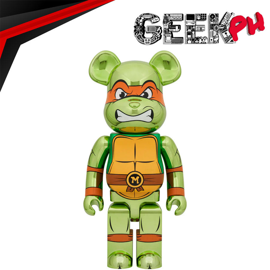 Medicom BE@RBRICK MICHAELANGELO CHROME Ver. 1000% sold by Geek PH Store