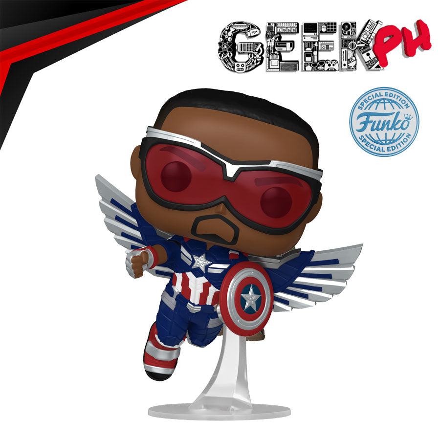 Funko Captain America Brave New World Sam Wilson Flying Special Edition Exclusive sold by Geek PH