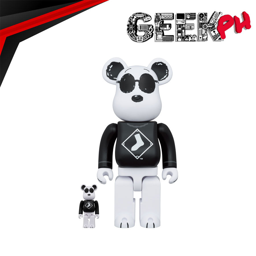 Medicom Toy MLB × PEANUTS BE@RBRICK SNOOPY (WHITE SOX) 100% & 400%   sold by Geek PH