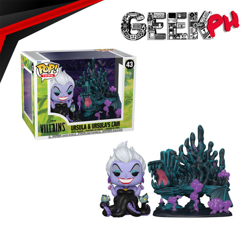 Funko Pop! Town: Disney Villains - Ursula's Lair sold by Geek PH