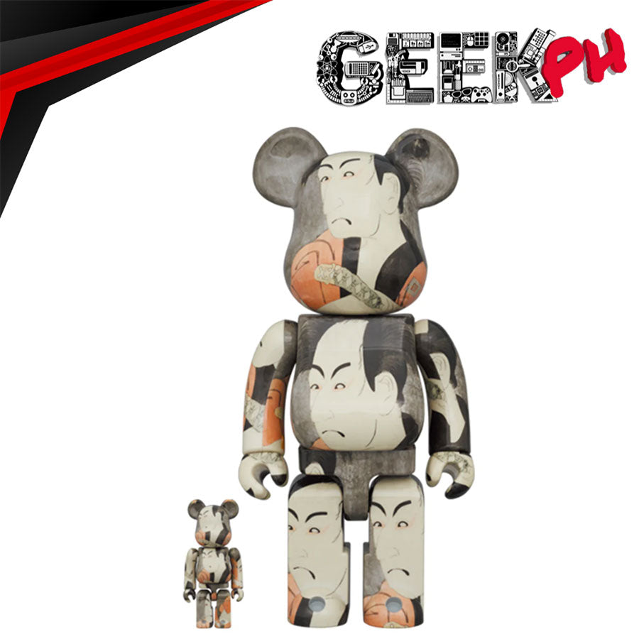 MedicomBE@RBRICK Boston Museum Toshusai Sharaku Ichikawa Omezo Yakkoippei 100% & 400% sold by Geek PH