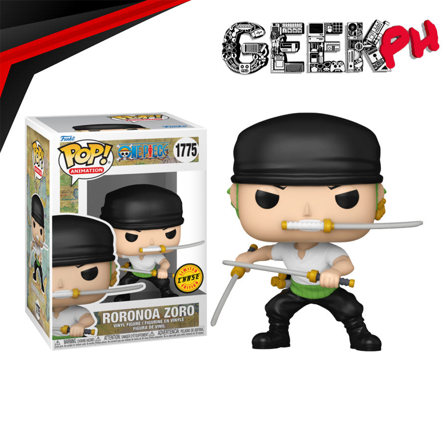 CHASE Funko Pop! Animation: One Piece - Roronoa Zoro (Two Sword Style) sold by Geek PH