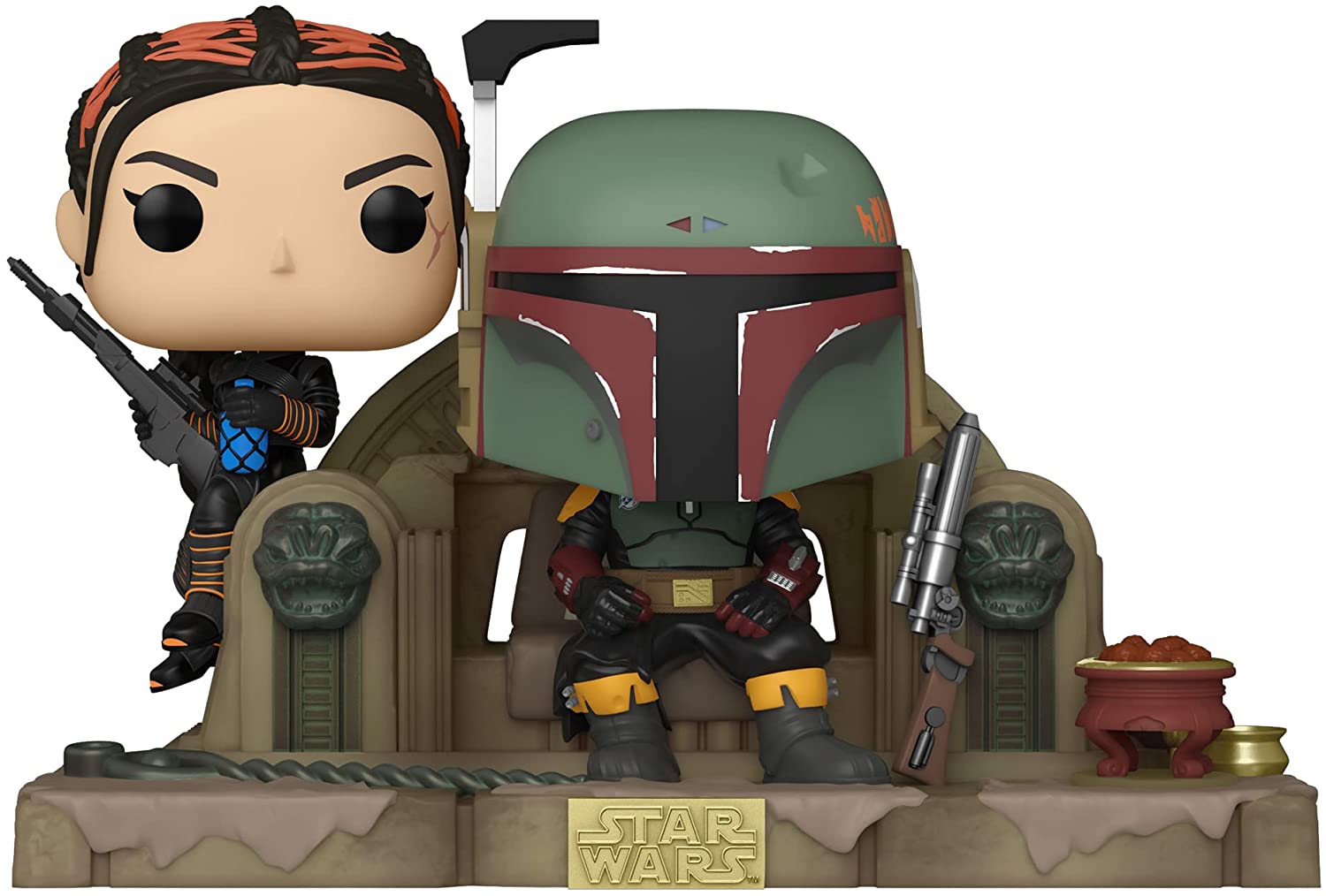 Funko Pop Star Wars: The Mandalorian Boba Fett and Fennec Shand Pop! Moment  sold by Geek PH Store