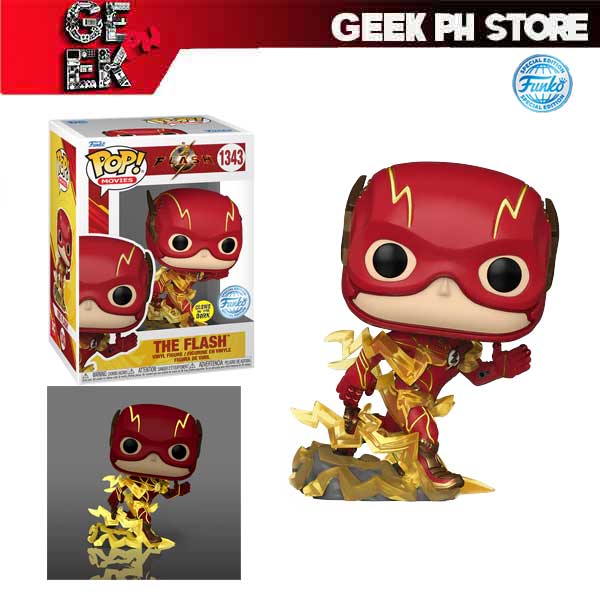 ( IN STORE ONLY ) Funko Pop! DC Movies - The Flash - The Flash Glow Special  Edition Exclusive sold by Geek PH Store