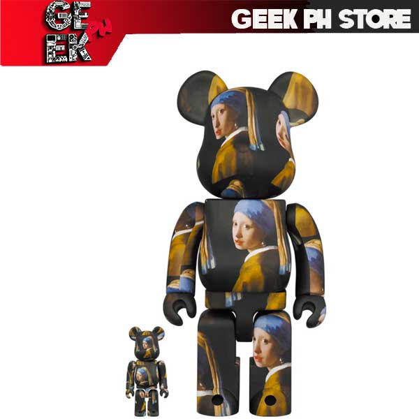 Medicom BE@RBRICK Johannes Vermeer「Girl with a Pearl Earring」 100％ & 4 –  GeekPH Store